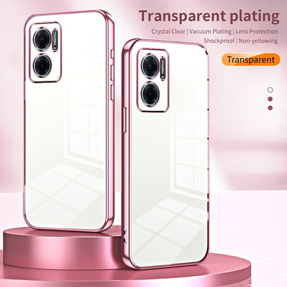 Xiaomi Redmi Note 11E Case - Transparent Plating & Precision Hole Design for Luxury and Protection-buycases.co.uk