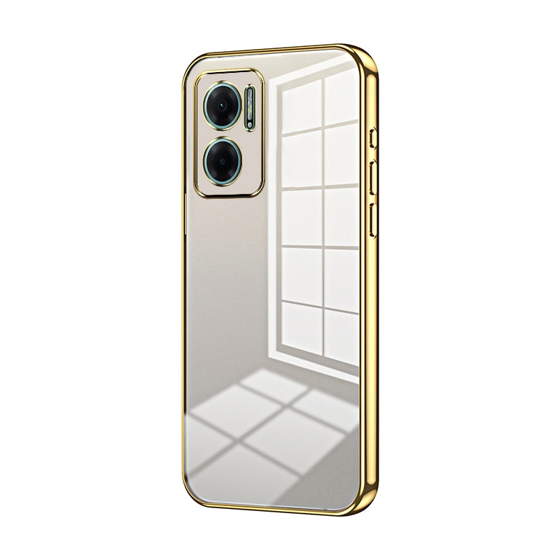 Xiaomi Redmi Note 11E Case - Transparent Plating & Precision Hole Design for Luxury and Protection-buycases.co.uk