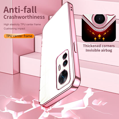 Xiaomi 12T Case - Transparent Plating & Precision Hole Design for Luxury and Protection-buycases.co.uk