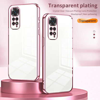 Xiaomi Redmi Note 11 Global Case - Transparent Plating & Precision Hole Design for Luxury and Protection-buycases.co.uk