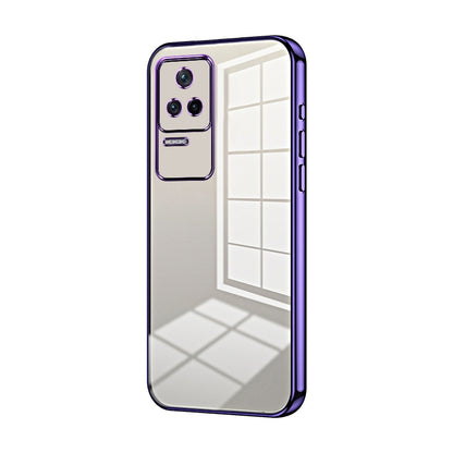 Xiaomi Poco F4 Case - Transparent Plating & Precision Hole Design for Luxury and Protection-buycases.co.uk