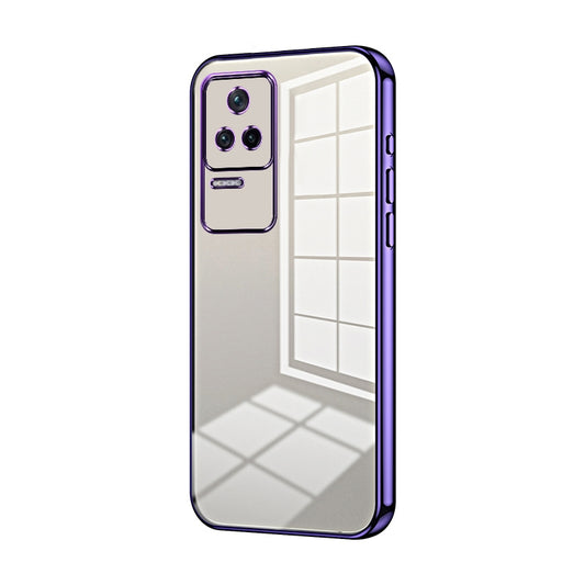 Xiaomi Poco F4 Case - Transparent Plating & Precision Hole Design for Luxury and Protection-buycases.co.uk