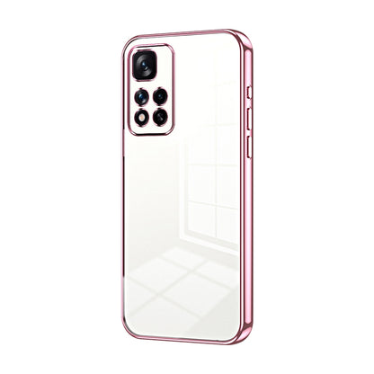 Xiaomi Redmi Note 11 Pro+ 5G Case - Transparent Plating & Precision Hole Design for Luxury and Protection-buycases.co.uk