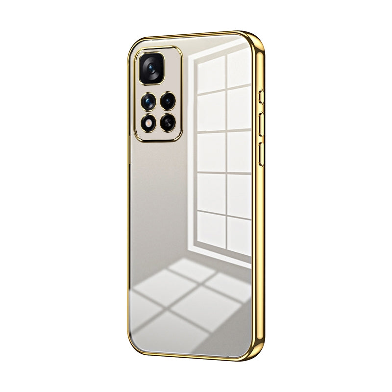 Xiaomi Redmi Note 11 Pro+ 5G Case - Transparent Plating & Precision Hole Design for Luxury and Protection-buycases.co.uk