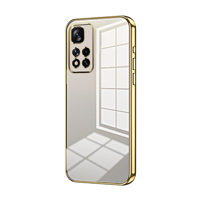 Xiaomi Redmi Note 11 Pro+ 5G Case - Transparent Plating & Precision Hole Design for Luxury and Protection-buycases.co.uk