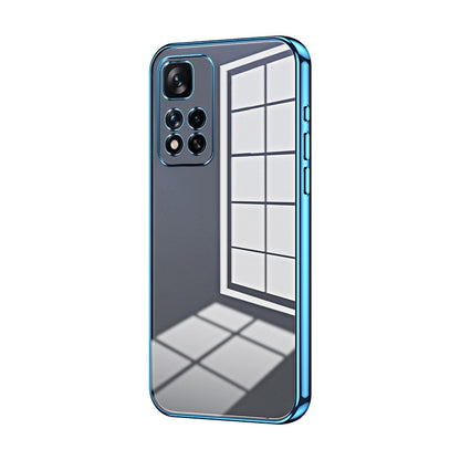 Xiaomi Redmi Note 11 Pro+ 5G Case - Transparent Plating & Precision Hole Design for Luxury and Protection-buycases.co.uk