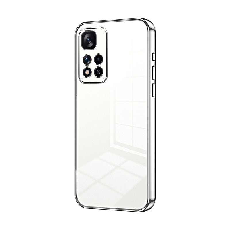 Xiaomi Redmi Note 11 Pro+ 5G Case - Transparent Plating & Precision Hole Design for Luxury and Protection-buycases.co.uk