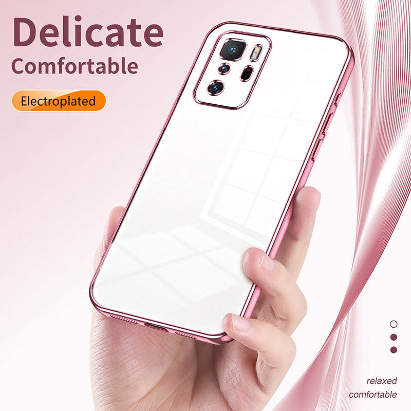 Xiaomi Poco X3 GT Case - Transparent Plating & Precision Hole Design for Luxury and Protection-buycases.co.uk
