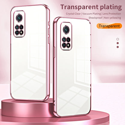 Xiaomi Mi 10T Pro 5G Case - Transparent Plating & Precision Hole Design for Luxury and Protection-buycases.co.uk