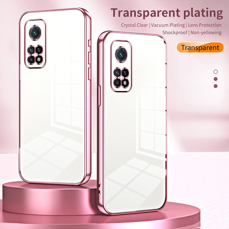 Xiaomi Mi 10T Pro 5G Case - Transparent Plating & Precision Hole Design for Luxury and Protection-buycases.co.uk
