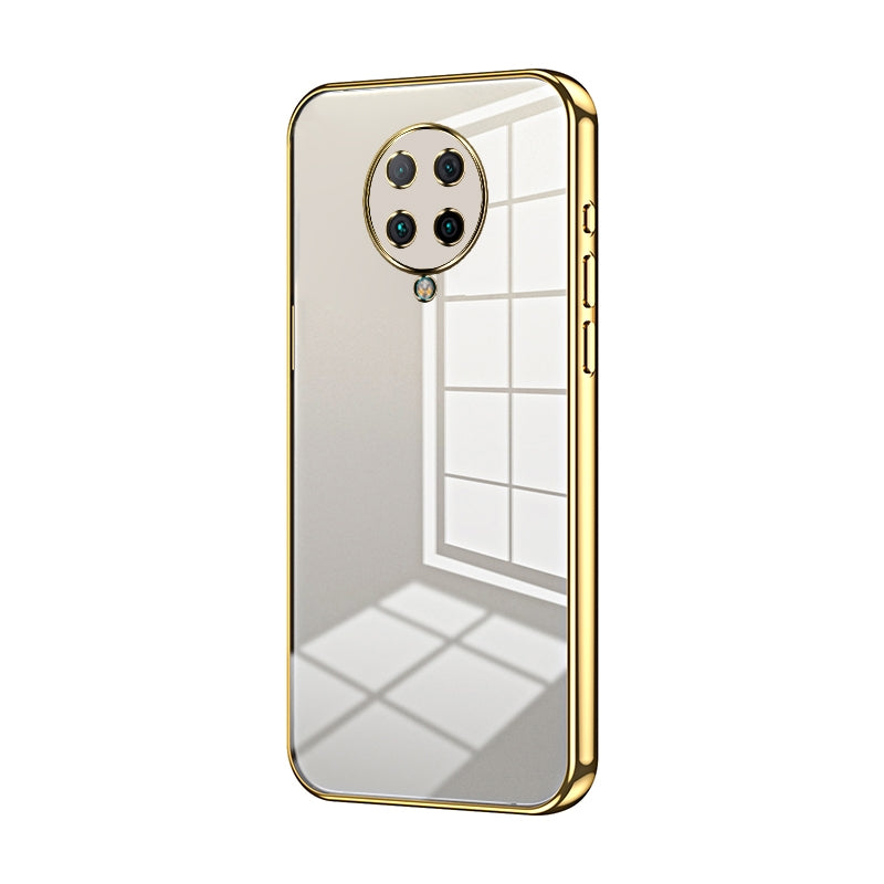 Xiaomi Redmi K30 Ultra Case - Transparent Plating & Precision Hole Design for Luxury and Protection-buycases.co.uk