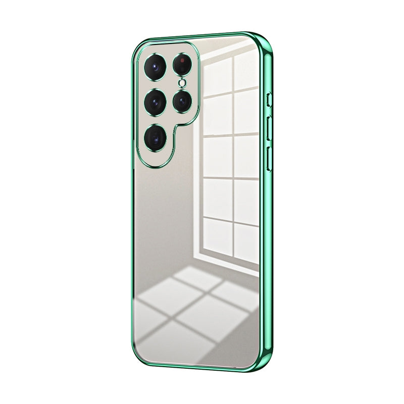 Samsung Galaxy S24 Ultra 5G Case - Transparent Plating & Precision Hole Design for Luxury and Protection-buycases.co.uk