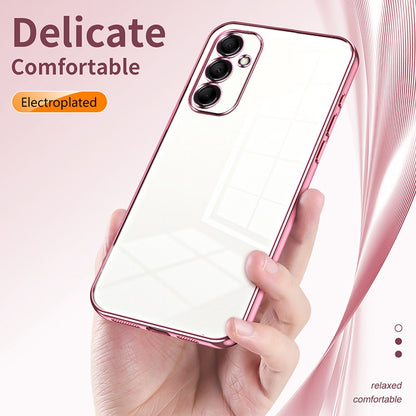 Samsung Galaxy M14 Case - Transparent Plating & Precision Hole Design for Luxury and Protection-buycases.co.uk