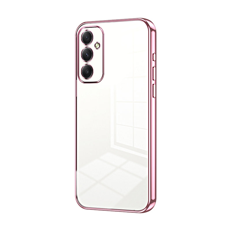 Samsung Galaxy A34 5G Case - Transparent Plating & Precision Hole Design for Luxury and Protection-buycases.co.uk