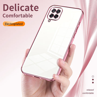 Samsung Galaxy A12 4G Case - Transparent Plating & Precision Hole Design for Luxury and Protection-buycases.co.uk