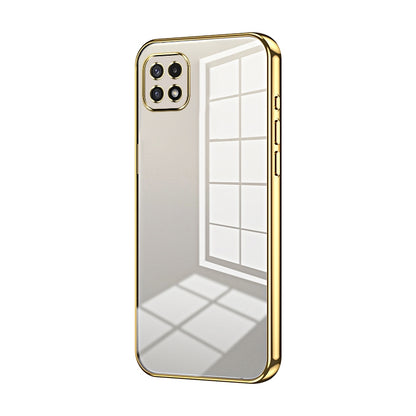 Samsung Galaxy A22s Case - Transparent Plating & Precision Hole Design for Luxury and Protection-buycases.co.uk