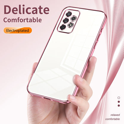 Samsung Galaxy A72 5G Case - Transparent Plating & Precision Hole Design for Luxury and Protection-buycases.co.uk