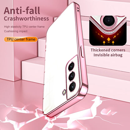 Samsung Galaxy S21 5G Case - Transparent Plating & Precision Hole Design for Luxury and Protection-buycases.co.uk