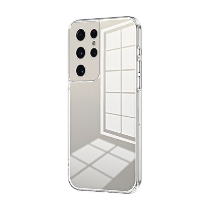 Samsung Galaxy S21 Ultra 5G Case - Transparent Plating & Precision Hole Design for Luxury and Protection-buycases.co.uk