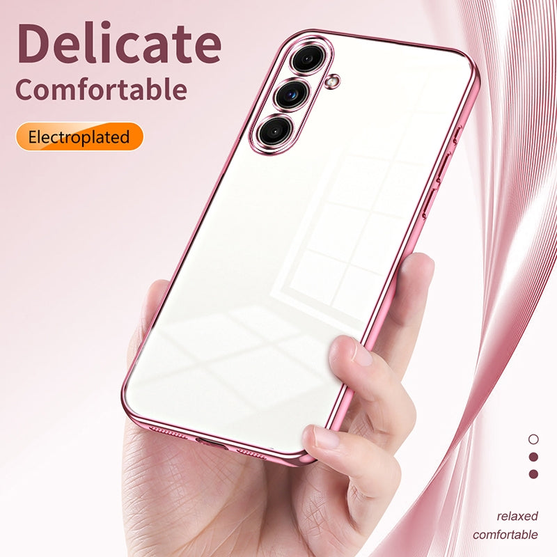 Samsung Galaxy C55 Case - Transparent Plating & Precision Hole Design for Luxury and Protection-buycases.co.uk