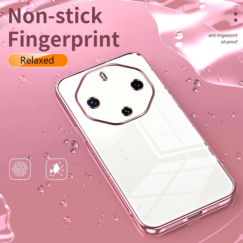 Huawei Mate 60 RS Ultimate Case - Transparent Plating & Precision Hole Design for Luxury and Protection-buycases.co.uk