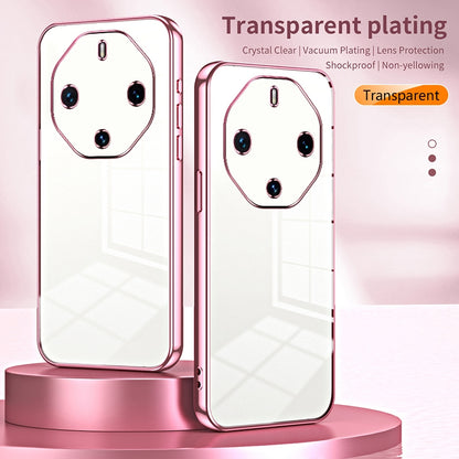 Huawei Mate 60 RS Ultimate Case - Transparent Plating & Precision Hole Design for Luxury and Protection-buycases.co.uk