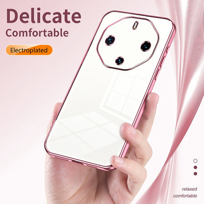 Huawei Mate 60 RS Ultimate Case - Transparent Plating & Precision Hole Design for Luxury and Protection-buycases.co.uk
