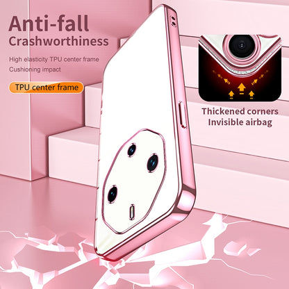 Huawei Mate 60 RS Ultimate Case - Transparent Plating & Precision Hole Design for Luxury and Protection-buycases.co.uk