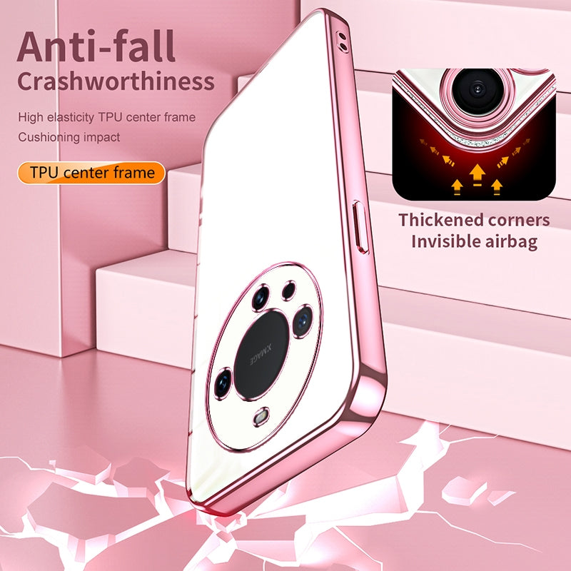 Huawei Mate 60 Pro Case - Transparent Plating & Precision Hole Design for Luxury and Protection-buycases.co.uk