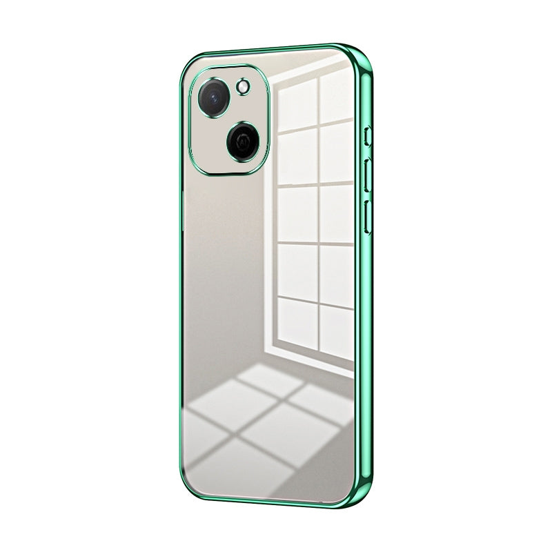 Huawei Maimang A20 Case - Transparent Plating & Precision Hole Design for Luxury and Protection-buycases.co.uk