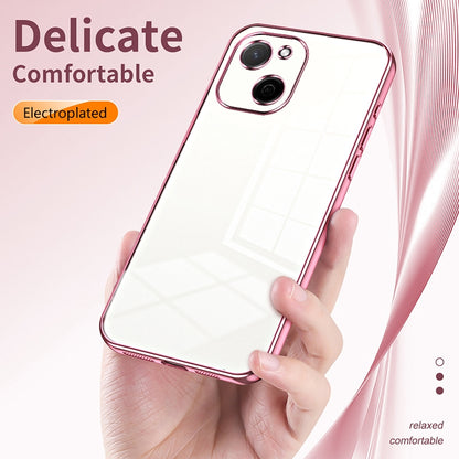Huawei Maimang A20 Case - Transparent Plating & Precision Hole Design for Luxury and Protection-buycases.co.uk