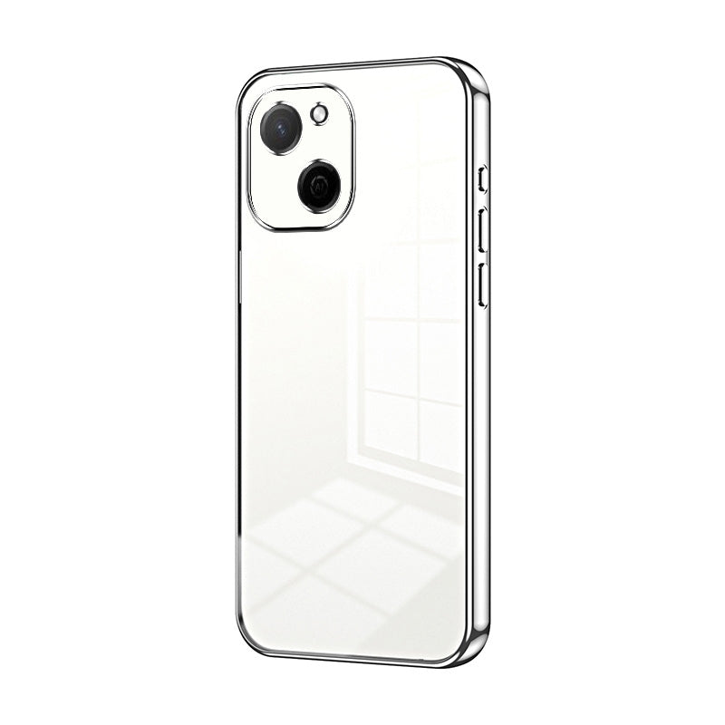 Huawei Maimang A20 Case - Transparent Plating & Precision Hole Design for Luxury and Protection-buycases.co.uk