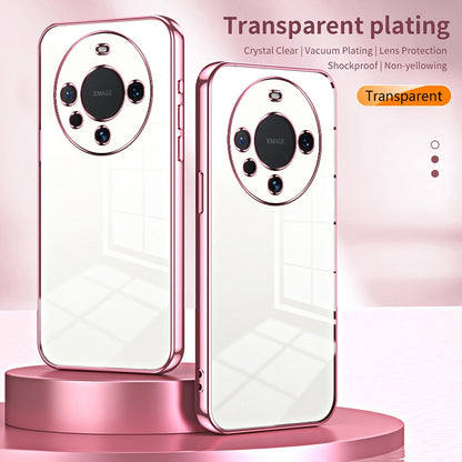 Huawei Mate 60 Case - Transparent Plating & Precision Hole Design for Luxury and Protection-buycases.co.uk