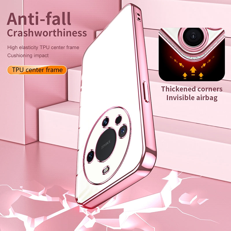 Huawei Mate 60 Case - Transparent Plating & Precision Hole Design for Luxury and Protection-buycases.co.uk