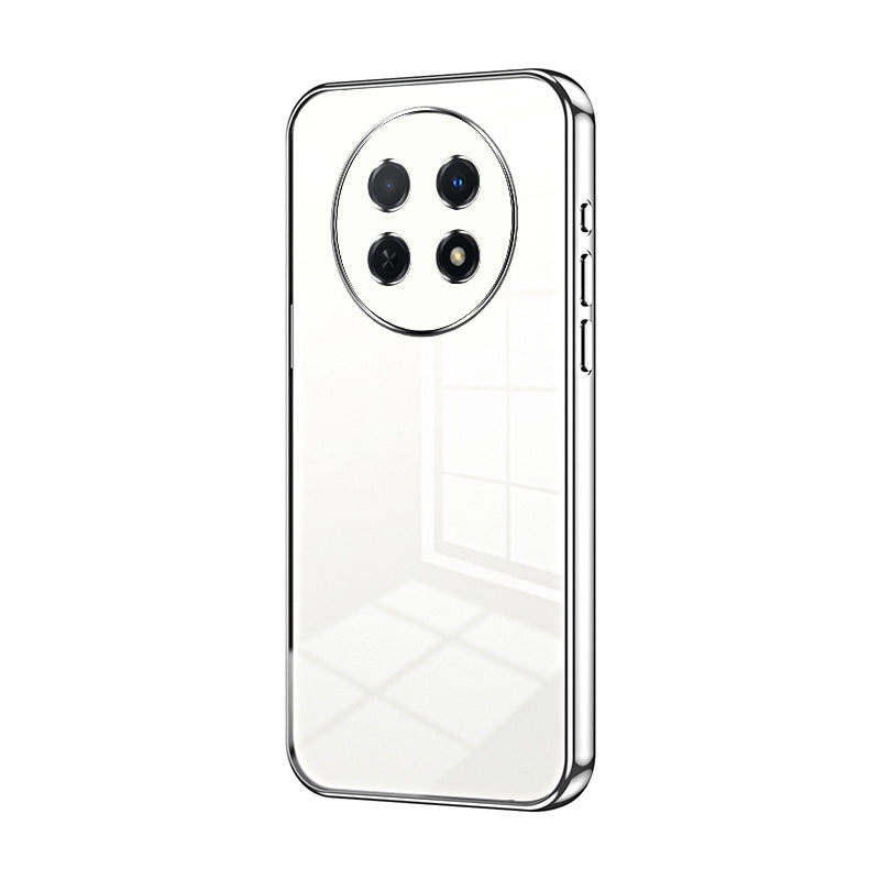 Huawei Enjoy 60X Case - Transparent Plating & Precision Hole Design for Luxury and Protection-buycases.co.uk