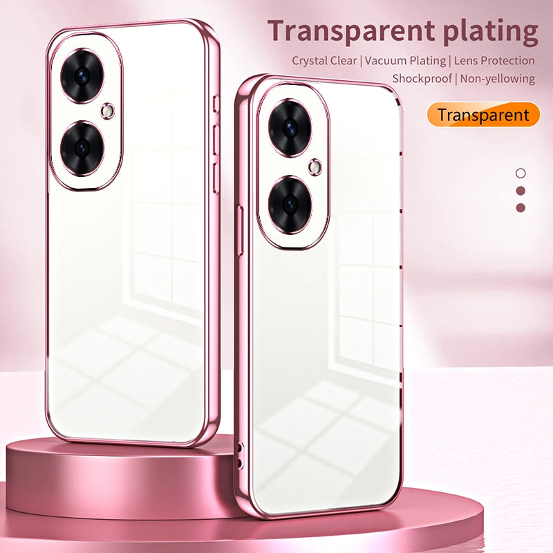 Huawei nova 11i Case - Transparent Plating & Precision Hole Design for Luxury and Protection-buycases.co.uk