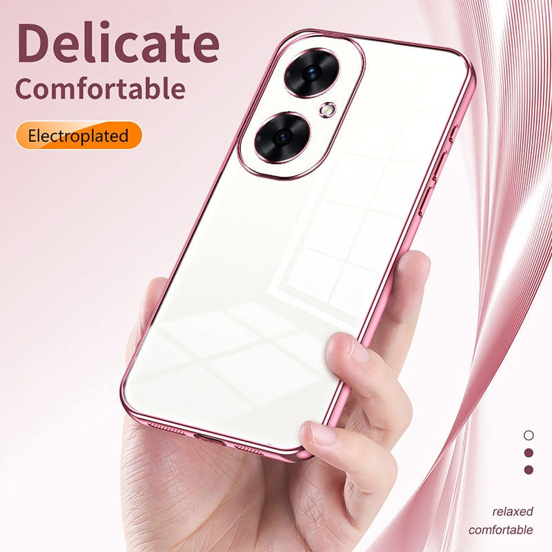 Huawei nova 11i Case - Transparent Plating & Precision Hole Design for Luxury and Protection-buycases.co.uk