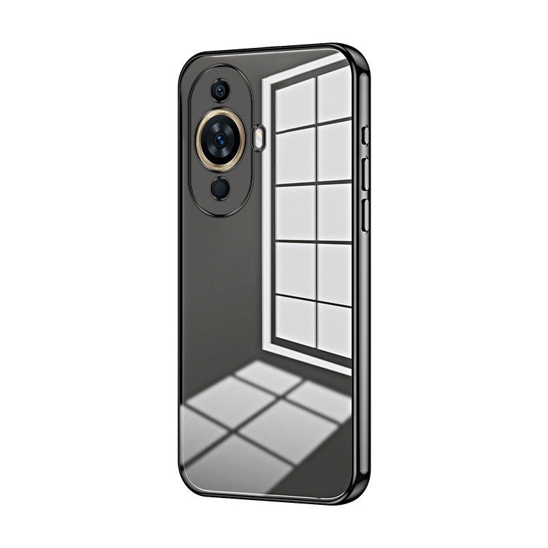 Huawei nova 11 Case - Transparent Plating & Precision Hole Design for Luxury and Protection-buycases.co.uk