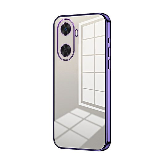 Huawei Enjoy 60 Case - Transparent Plating & Precision Hole Design for Luxury and Protection-buycases.co.uk
