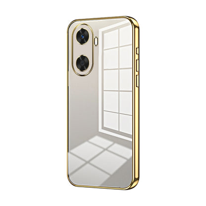 Huawei Enjoy 60 Case - Transparent Plating & Precision Hole Design for Luxury and Protection-buycases.co.uk