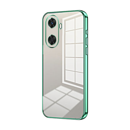 Huawei Enjoy 60 Case - Transparent Plating & Precision Hole Design for Luxury and Protection-buycases.co.uk
