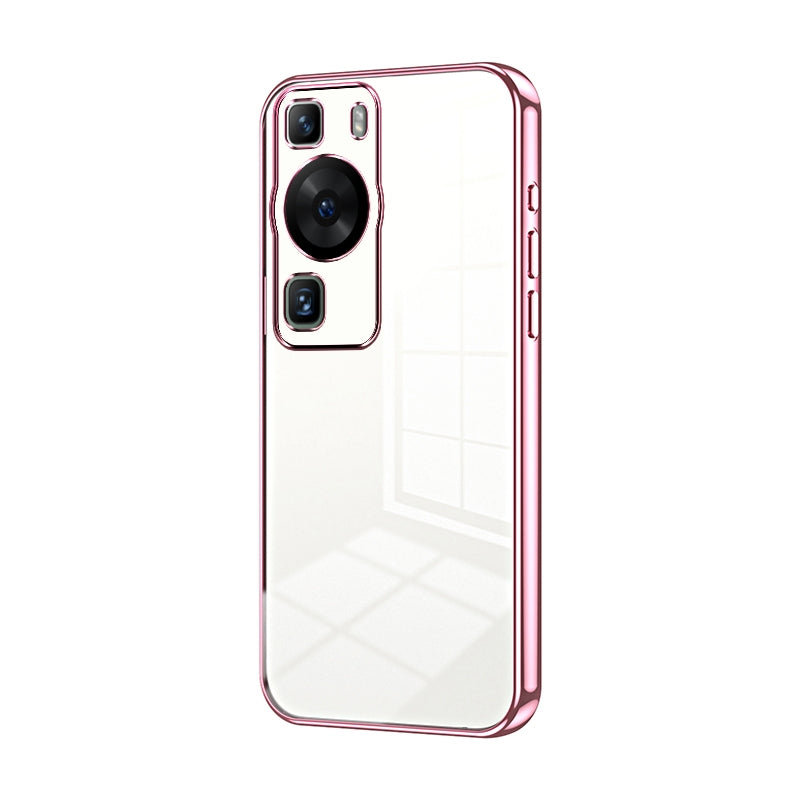 Huawei P60 Case - Transparent Plating & Precision Hole Design for Luxury and Protection-buycases.co.uk