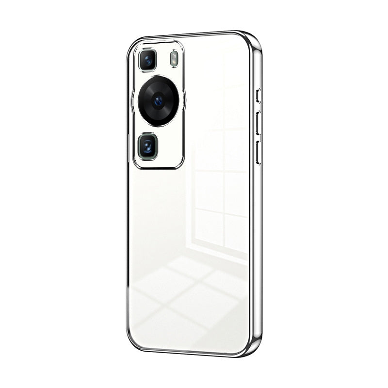 Huawei P60 Case - Transparent Plating & Precision Hole Design for Luxury and Protection-buycases.co.uk