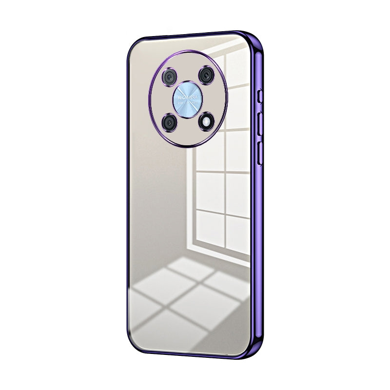 Huawei nova Y90 Case - Transparent Plating & Precision Hole Design for Luxury and Protection-buycases.co.uk