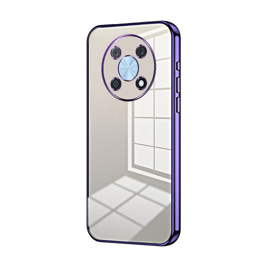 Huawei nova Y90 Case - Transparent Plating & Precision Hole Design for Luxury and Protection-buycases.co.uk