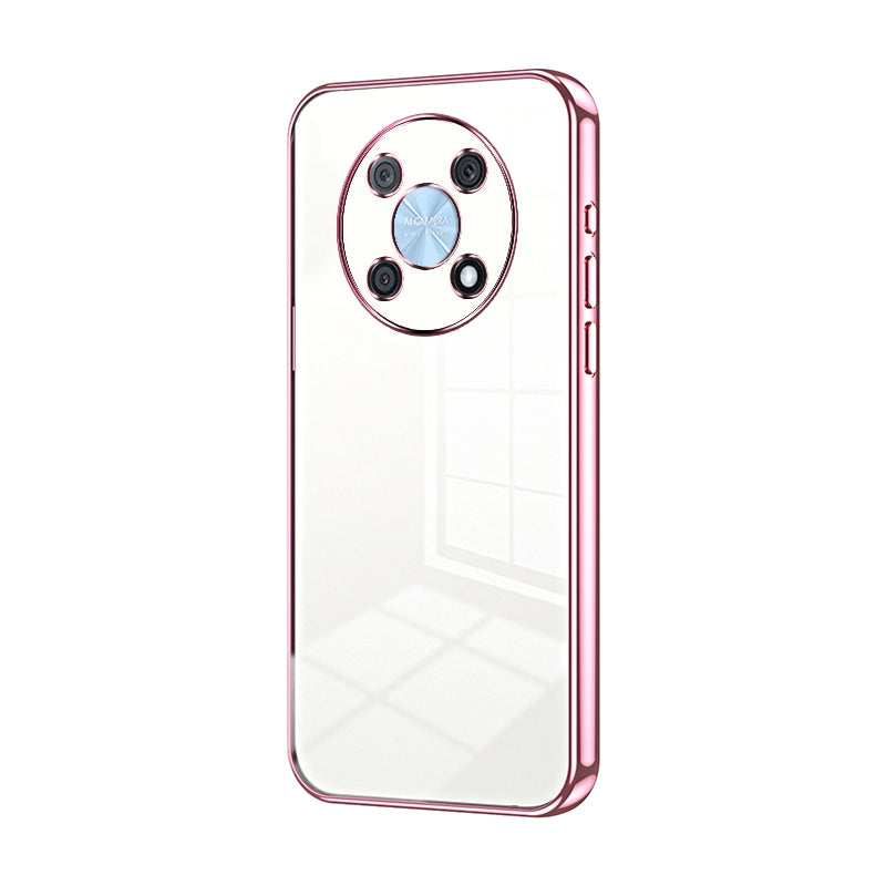 Huawei nova Y90 Case - Transparent Plating & Precision Hole Design for Luxury and Protection-buycases.co.uk