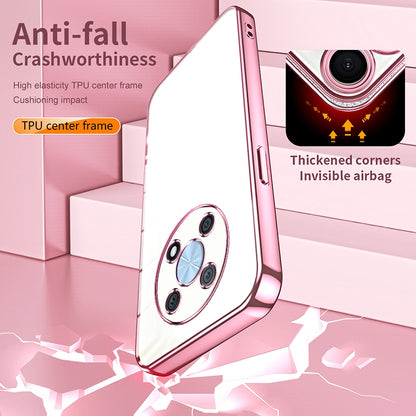 Huawei Enjoy 50 Pro Case - Transparent Plating & Precision Hole Design for Luxury and Protection-buycases.co.uk