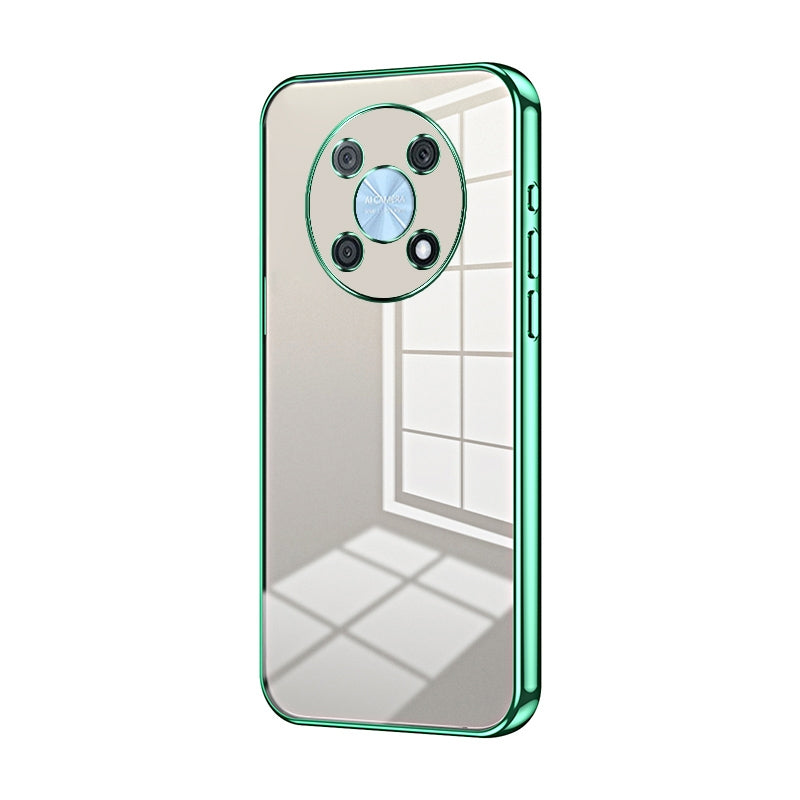 Huawei nova Y90 Case - Transparent Plating & Precision Hole Design for Luxury and Protection-buycases.co.uk