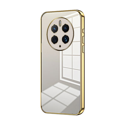 Huawei Mate 50 Pro Case - Transparent Plating & Precision Hole Design for Luxury and Protection-buycases.co.uk
