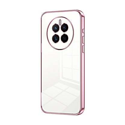 Huawei Mate 50 Case - Transparent Plating & Precision Hole Design for Luxury and Protection-buycases.co.uk